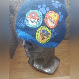 PAW Patrol Beanie Winter Hat Cap Blue Boys Toddler Knit Nickelodeon Youth